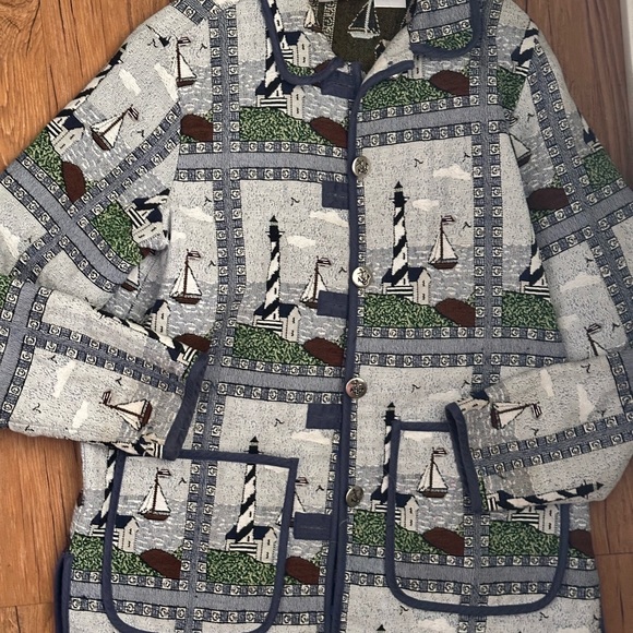 Blair vintage lighthouse & Sailboat Jacket - Picture 7 of 7